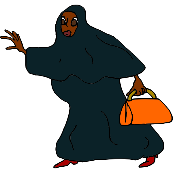 Female with bag